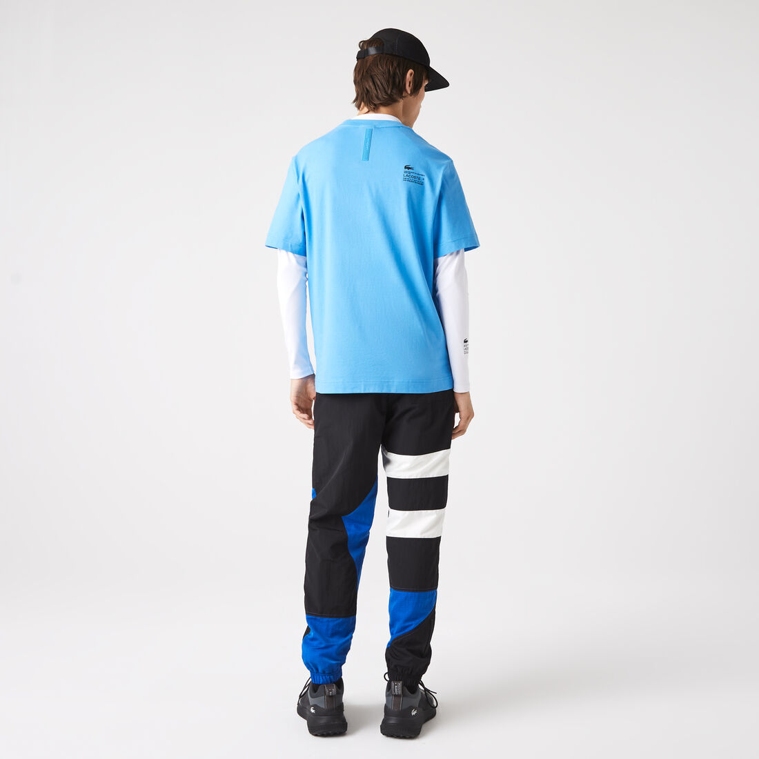 تيشيرت لاكوست مطبوع بقصة مريحة للرجال تيشيرت لاكوست مطبوع بقصة مريحة للرجال