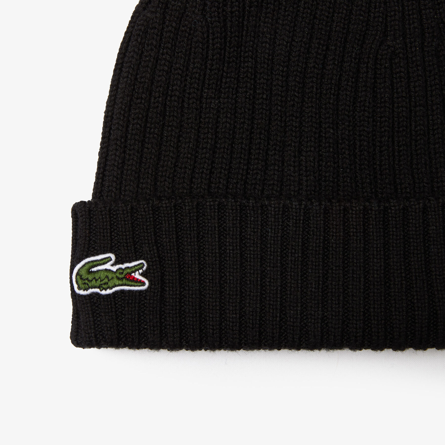 قبعة صوفية محبوكة مضلعة Rib Knit Brushed Wool Beanie - RB0001-00-031