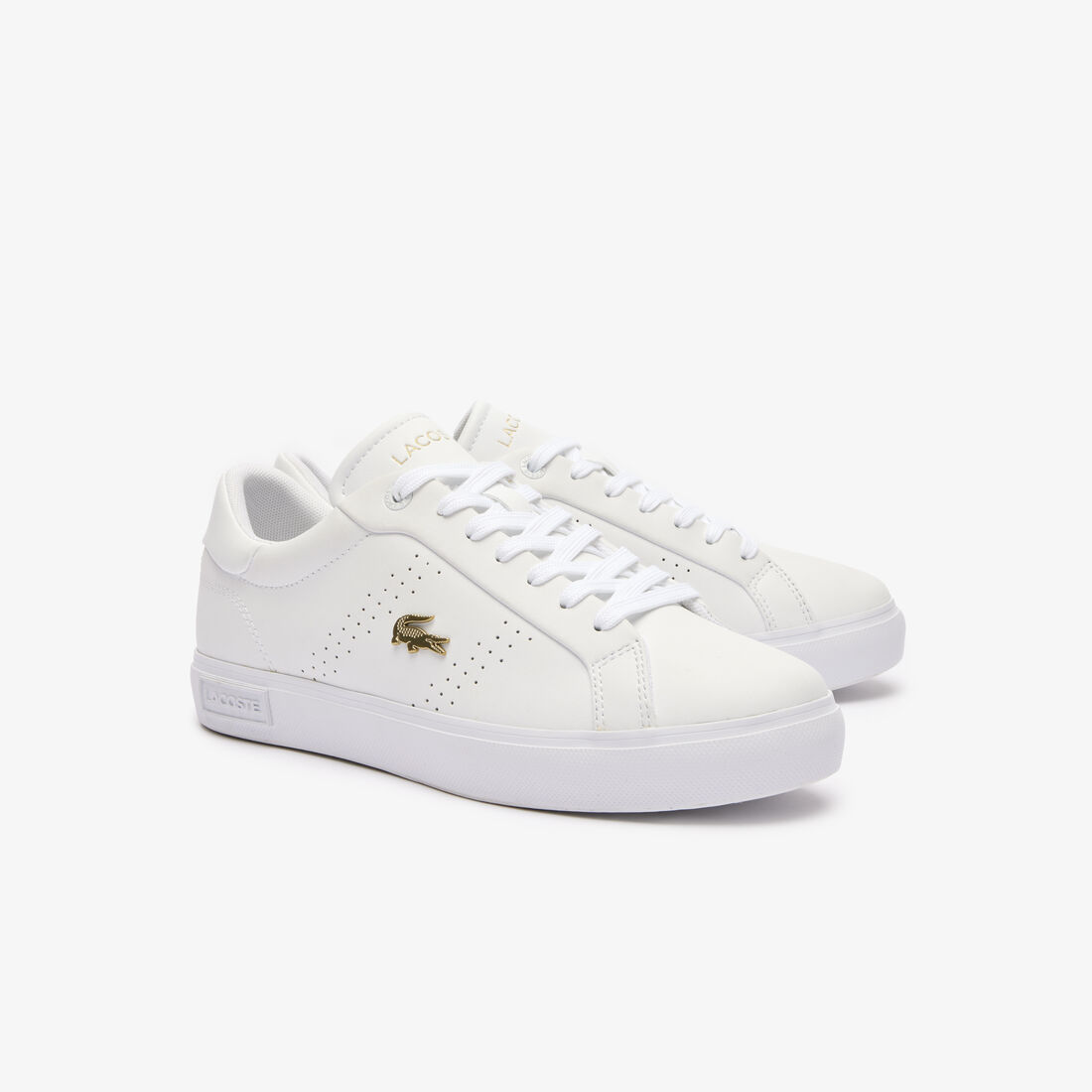 حذاء باور كورت 2.0 الجلدي للنساء Women's Powercourt 2.0 Leather Trainers - 47SFA0072-216