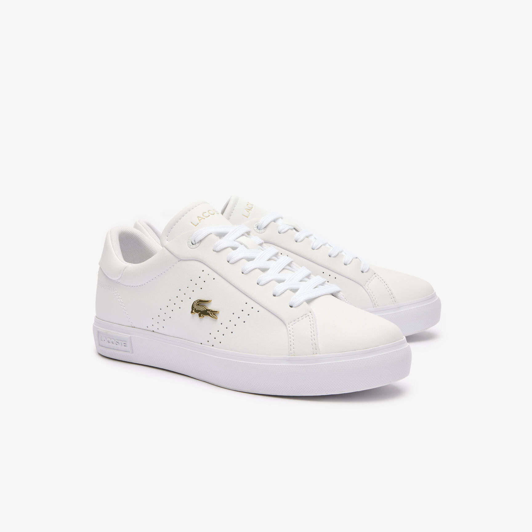 حذاء باور كورت 2.0 الجلدي للنساء Women's Powercourt 2.0 Leather Trainers - 47SFA0072-216