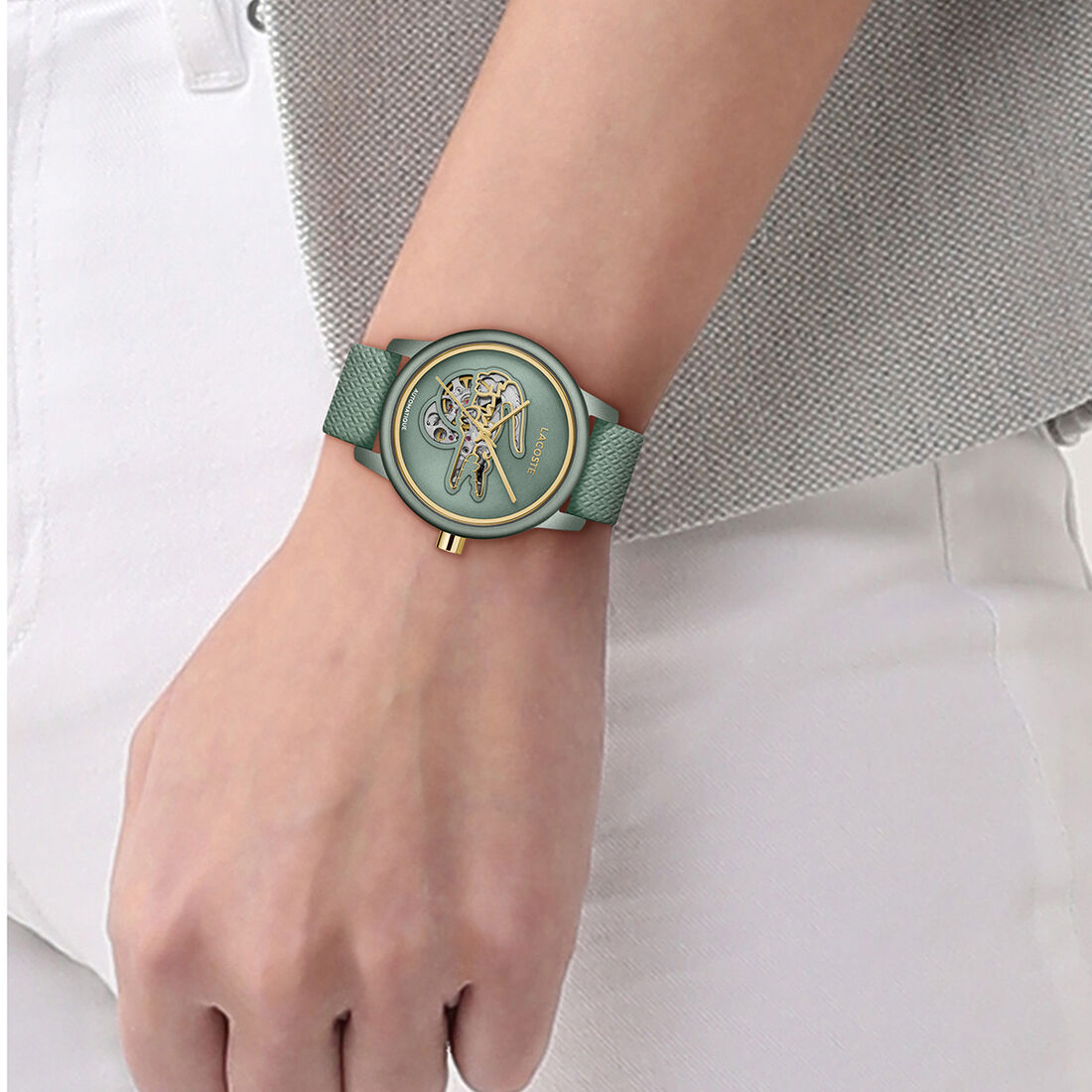 L.12.12 Green Dial Women's Watch L.12.12 Green Dial Women's Watch - 2001465-GRE