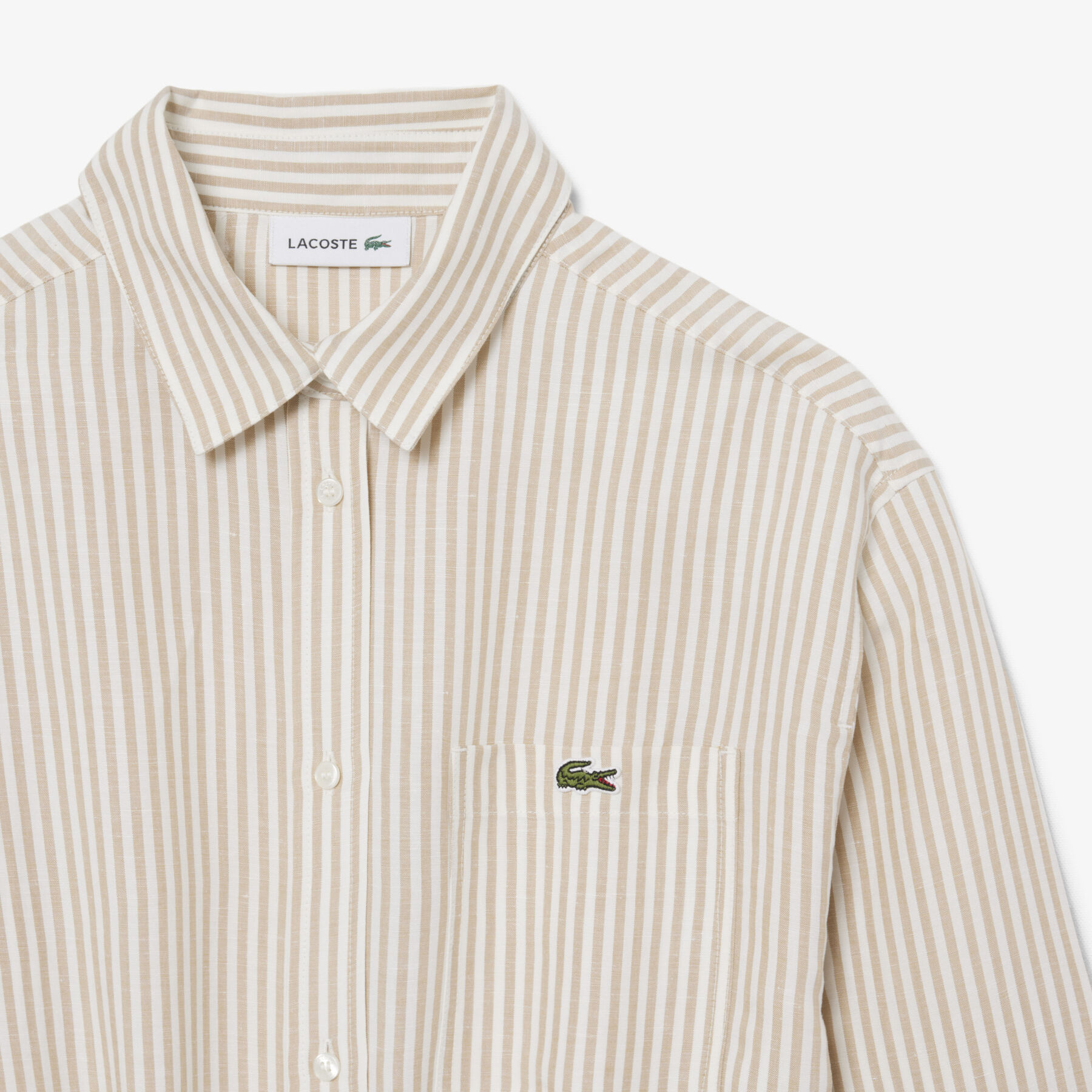 Oversized Linen Blend Shirt Dress Oversized Linen Blend Shirt Dress - EF7604-00-8GI