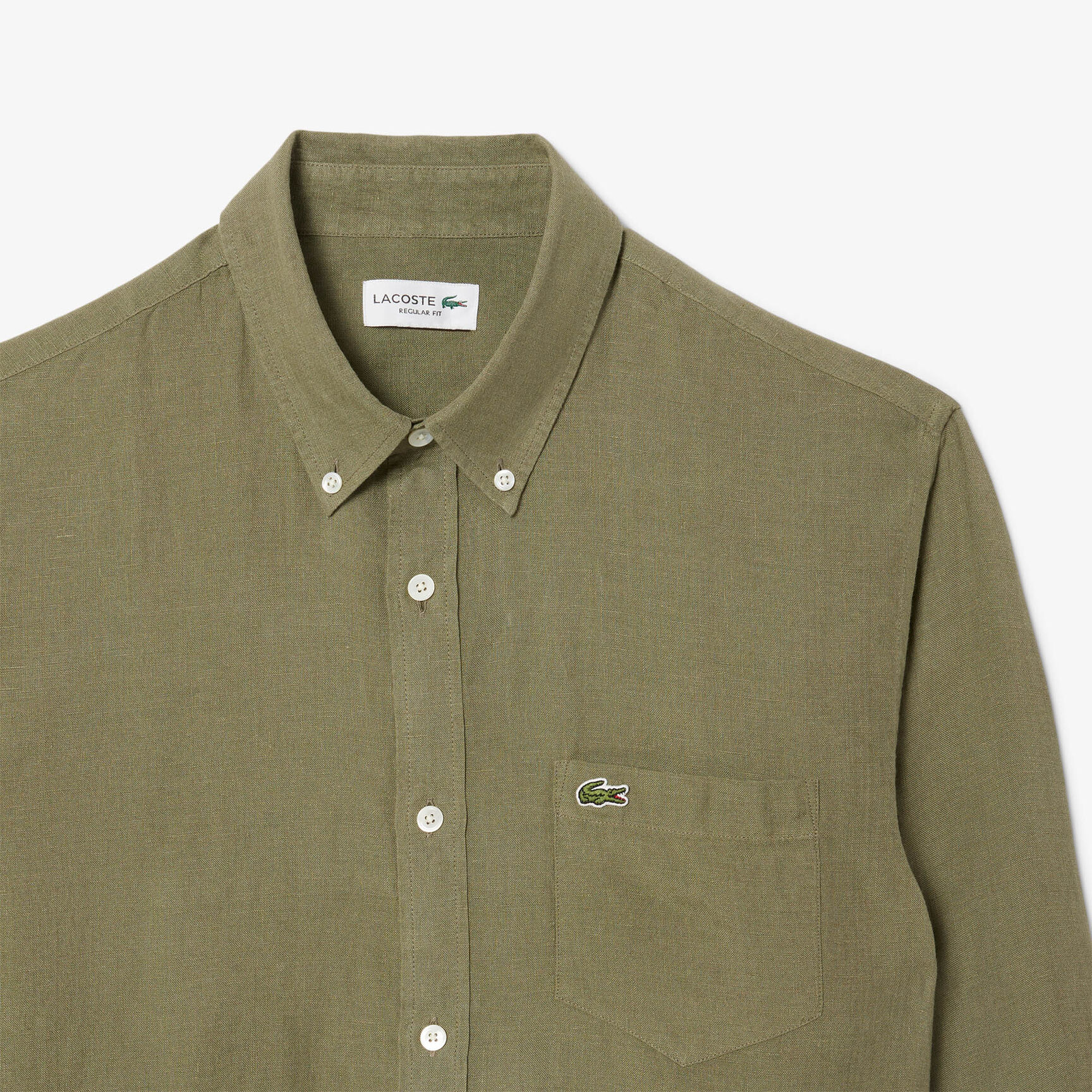 قميص كتان بقصّة عادية Regular Fit Linen Shirt - CH5692-00-BMY