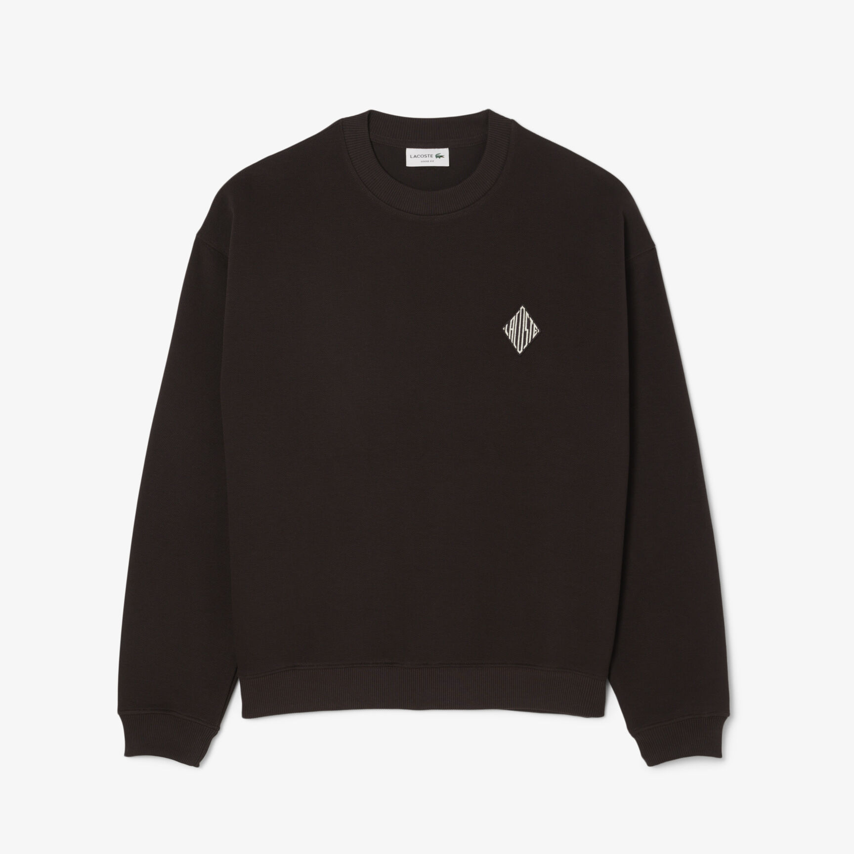 Double Face Pique Badge Sweatshirt - SH0035-00-3LA