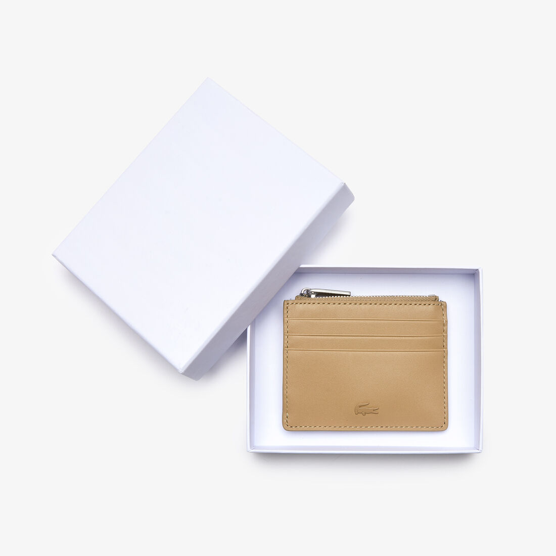 Men's Fitzgerald Zippered Smooth Leather Credit Card Holder Men's Fitzgerald Zippered Smooth Leather Credit Card Holder