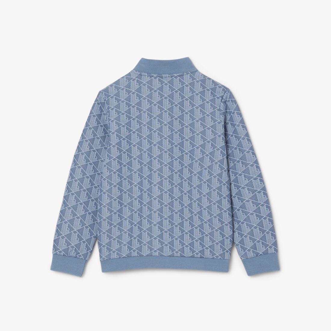 سويت شيرت باريس مونوغرام برقبة عالية وسحاب High Neck Zip-Up Paris Monogram Sweatshirt - SJ1233-00-HGI