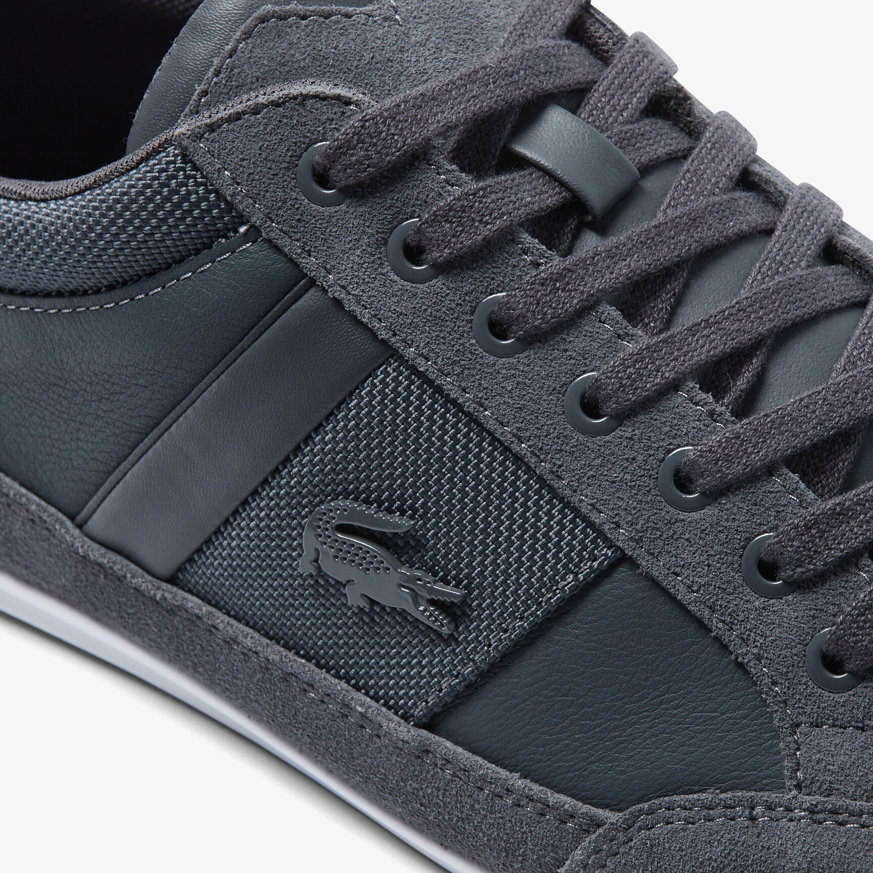 Men's Lacoste Chaymon Leather Color Contrast Sneakers