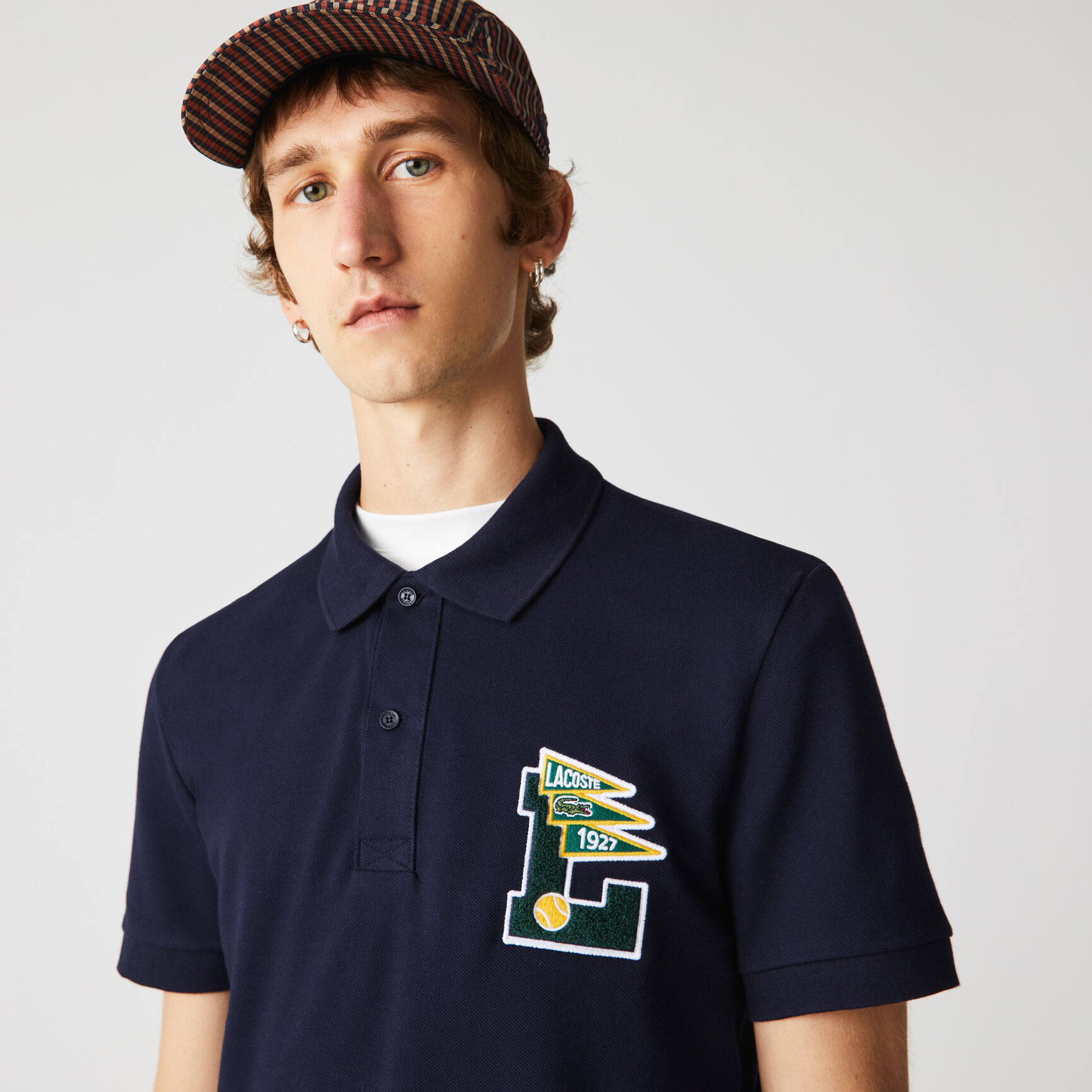 Men&rsquo;s Lacoste Regular Fit L Badge Cotton Piqu&eacute; Polo