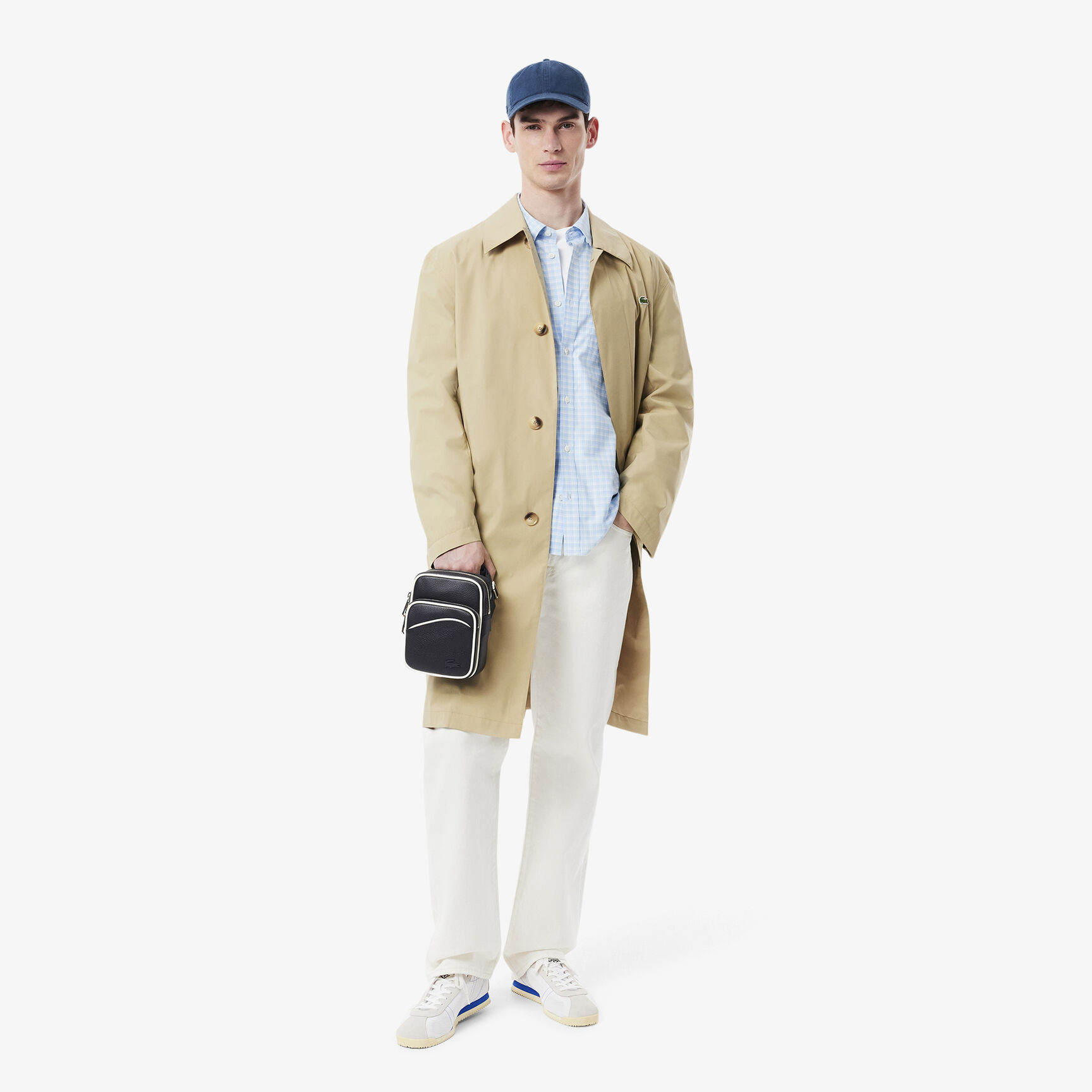 Small Angy Grain Shoulder Bag - NH4563GY-K46