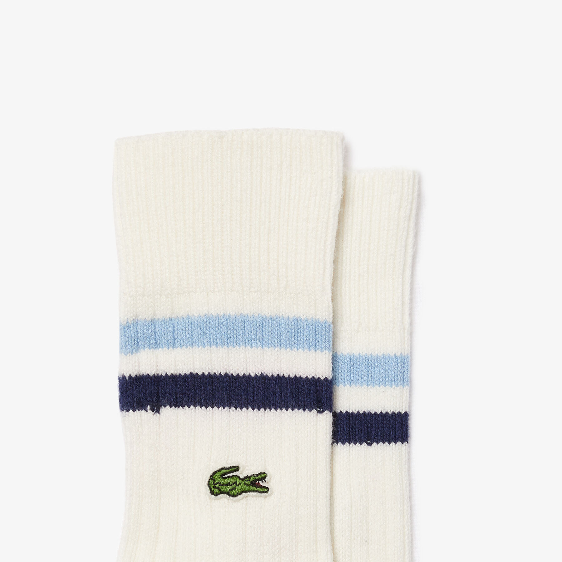 Men’s Striped Ankle Stretch Cotton Socks lacoste men s striped ankle stretch cotton socks