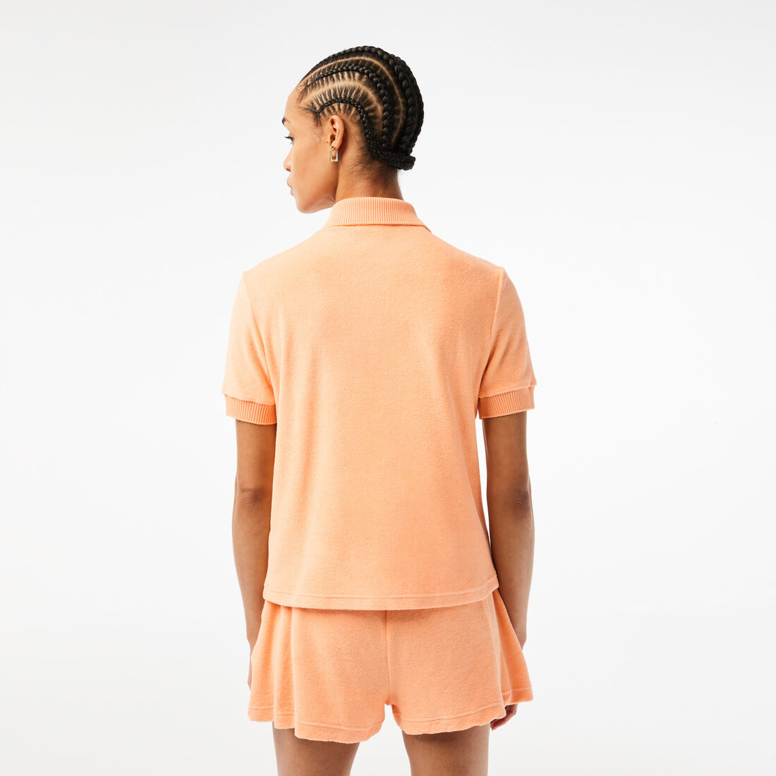 تيشيرت بولو لاكوست قطن تيري عضوي للنساء تيشيرت بولو لاكوست قطن تيري عضوي للنساء