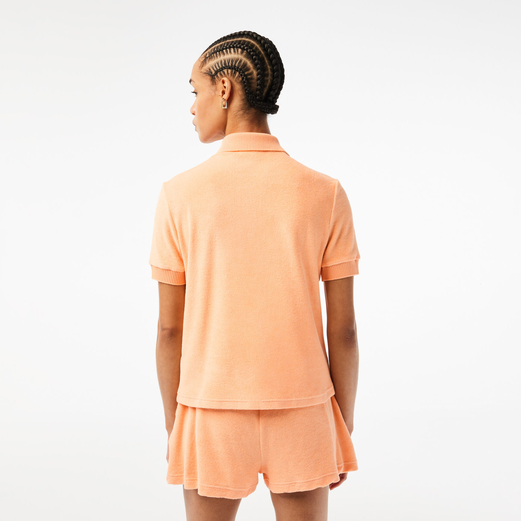 تيشيرت بولو لاكوست قطن تيري عضوي للنساء تيشيرت بولو لاكوست قطن تيري عضوي للنساء