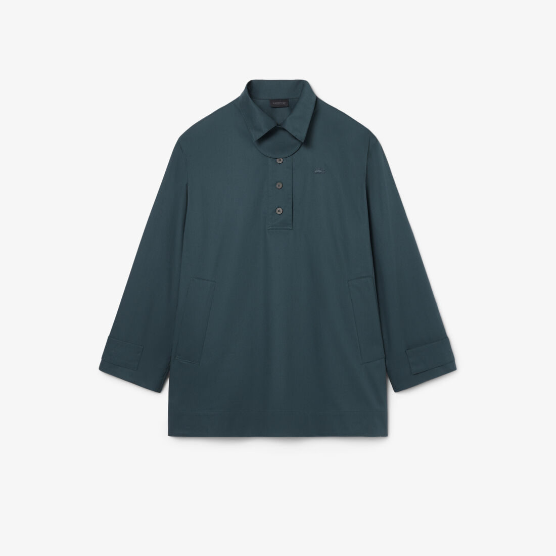 Runway Oversized Twill Mini Dress lacoste runway oversized twill mini dress