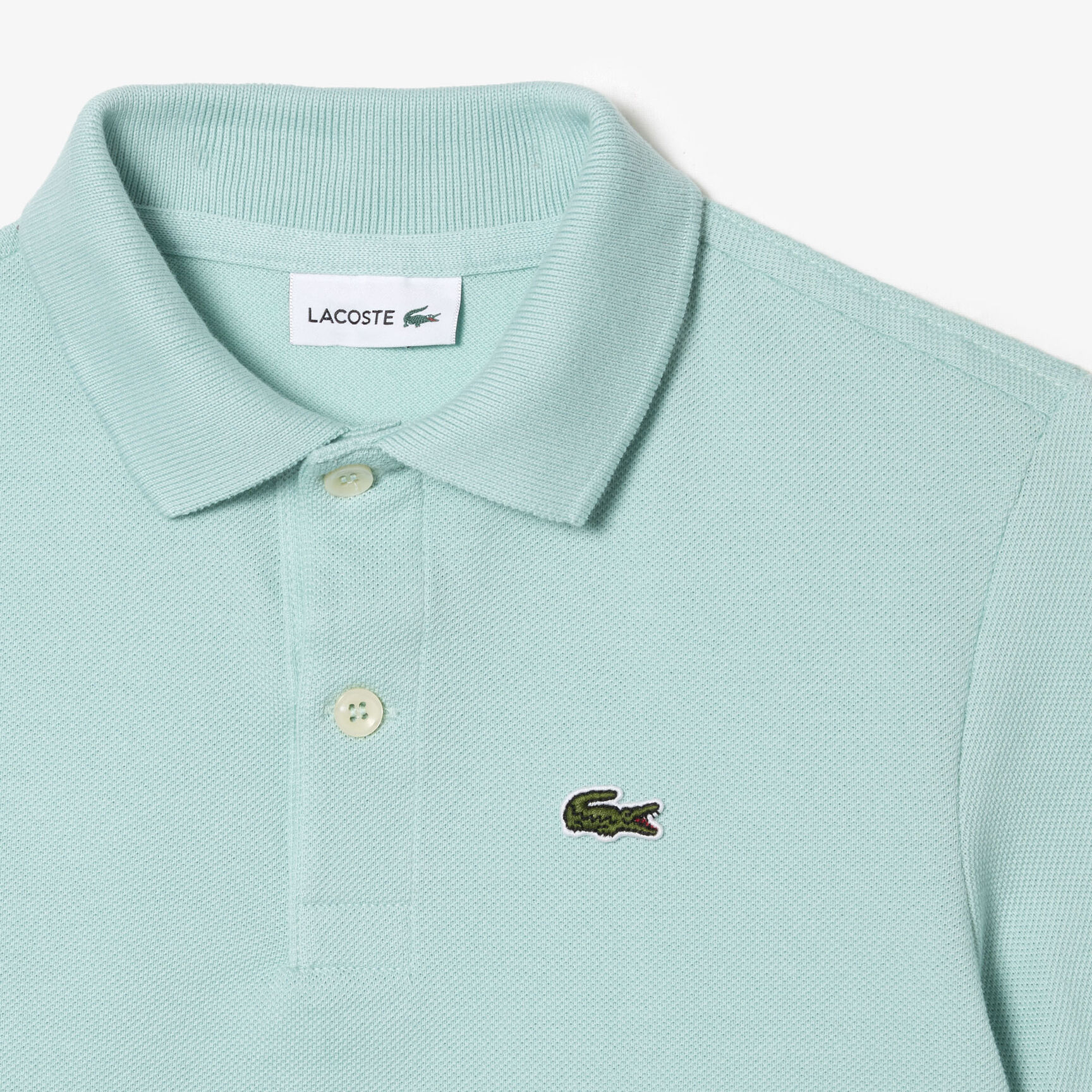قميص بولو بيتي بيكيه Kids' Lacoste Regular Fit Petit Pique Polo Shirt - PJ2909-00-LGF
