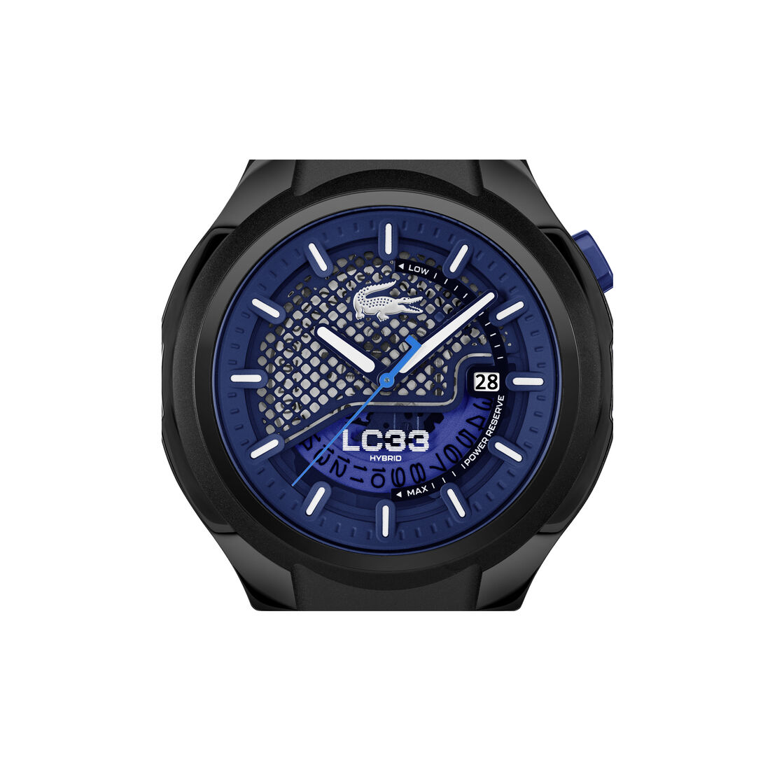 ساعة LC33 بسوار سيليكون أزرق LC33 Blue Silicone Watch - 2011467-BLU