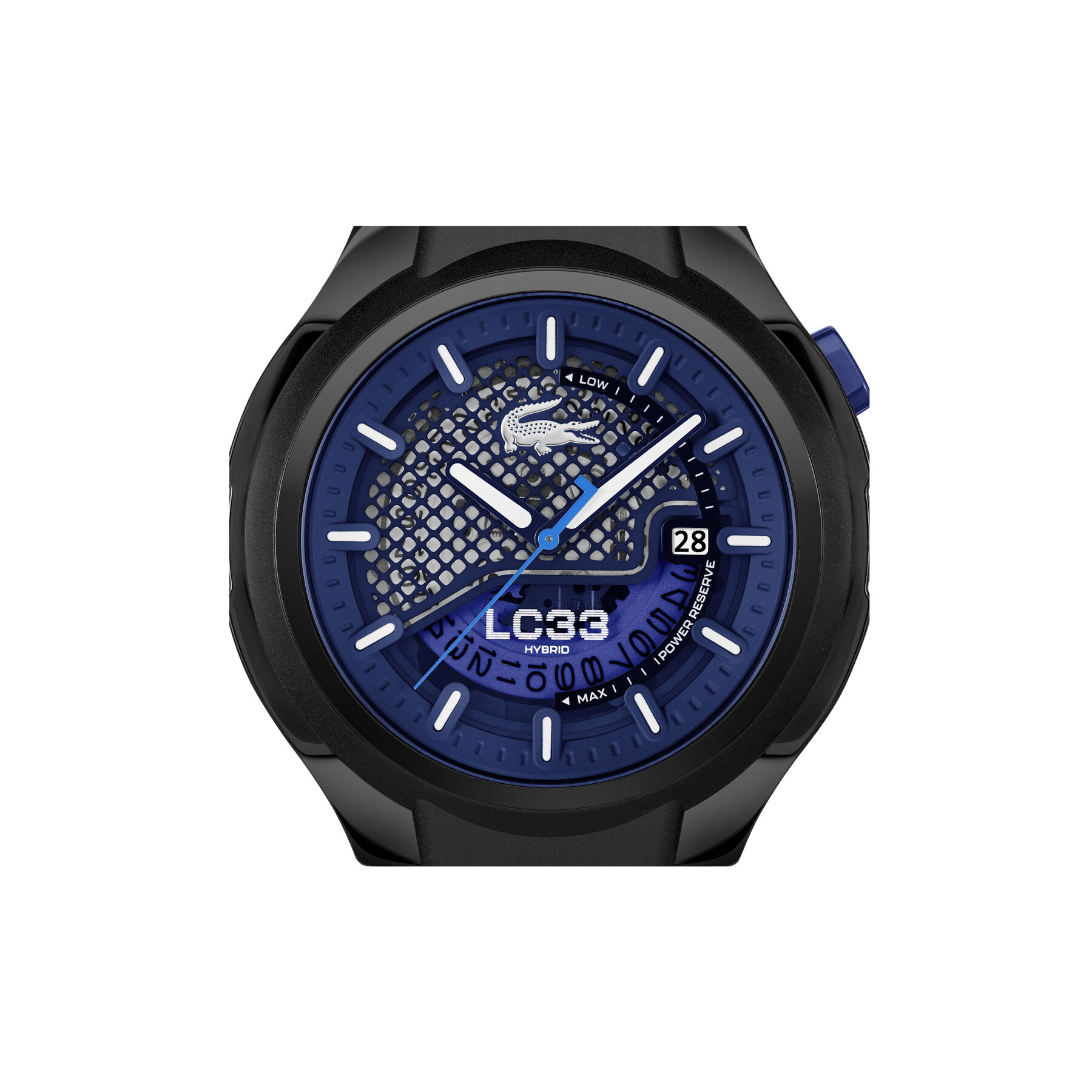 ساعة LC33 بسوار سيليكون أزرق LC33 Blue Silicone Watch - 2011467-BLU