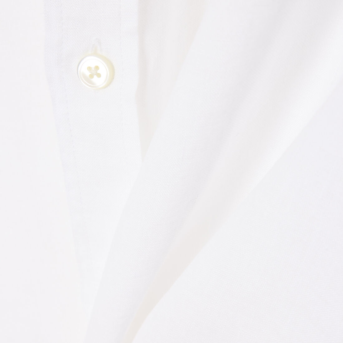 lacoste regular fit linen shirt