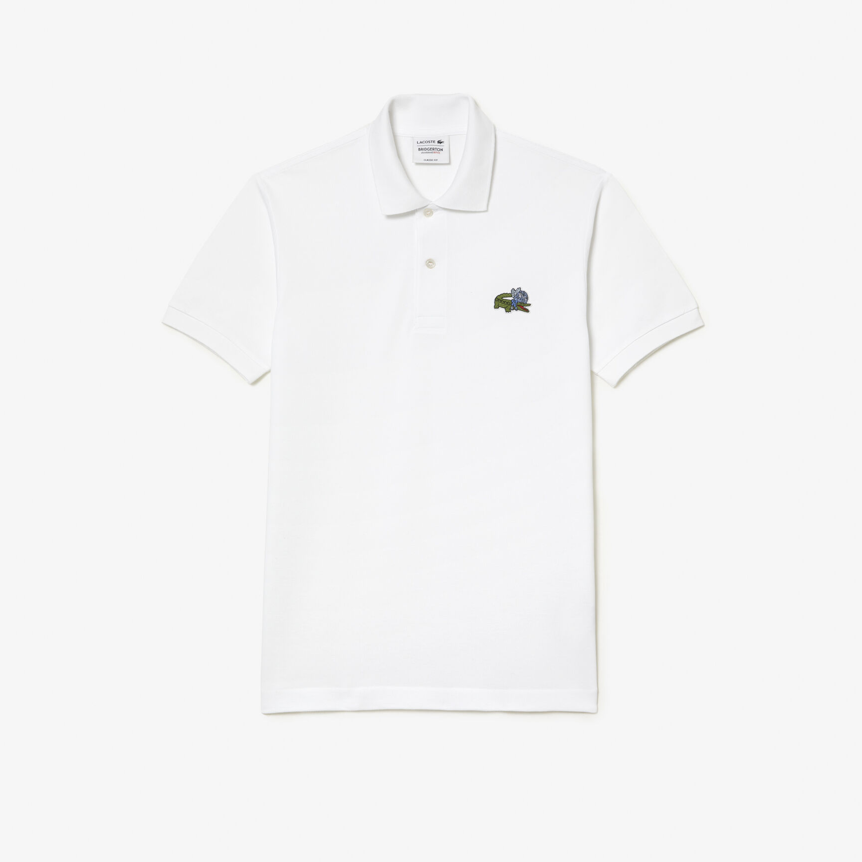 تيشيرت بولو قطن عضوي للرجال مجموعة Lacoste x Netflix تيشيرت بولو قطن عضوي للرجال مجموعة Lacoste x Netflix
