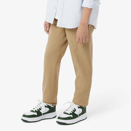 Boys' Lacoste Stretch Cotton Gabardine Chinos