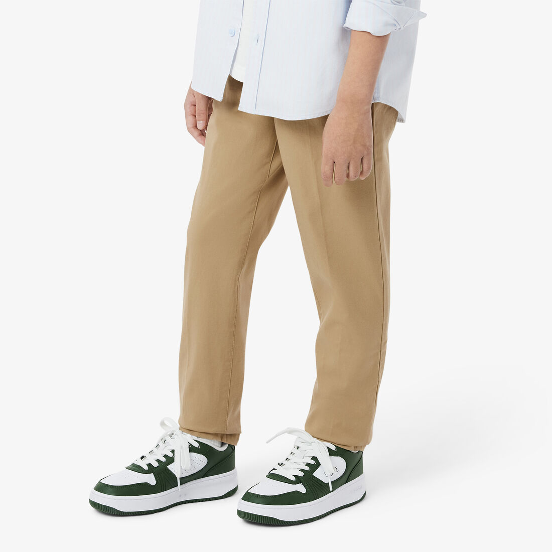 بنطال تشينو للأولاد من قطن الجبردين المطاطي من لاكوست Boys' Lacoste Stretch Cotton Gabardine Chinos - HJ9701-00-02S