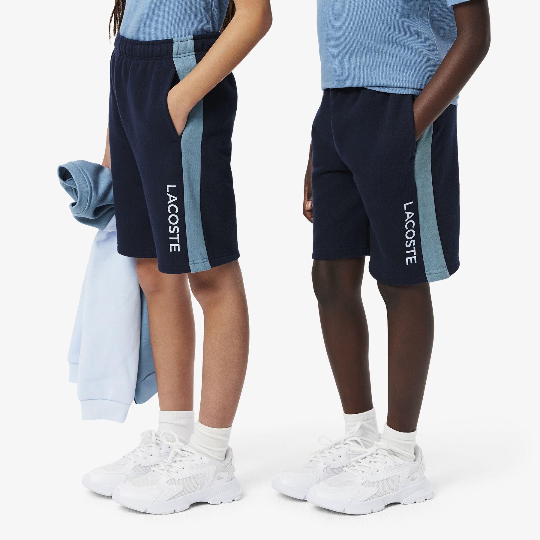 Colour-Block Fleece Shorts - GJ8446-00-5R3