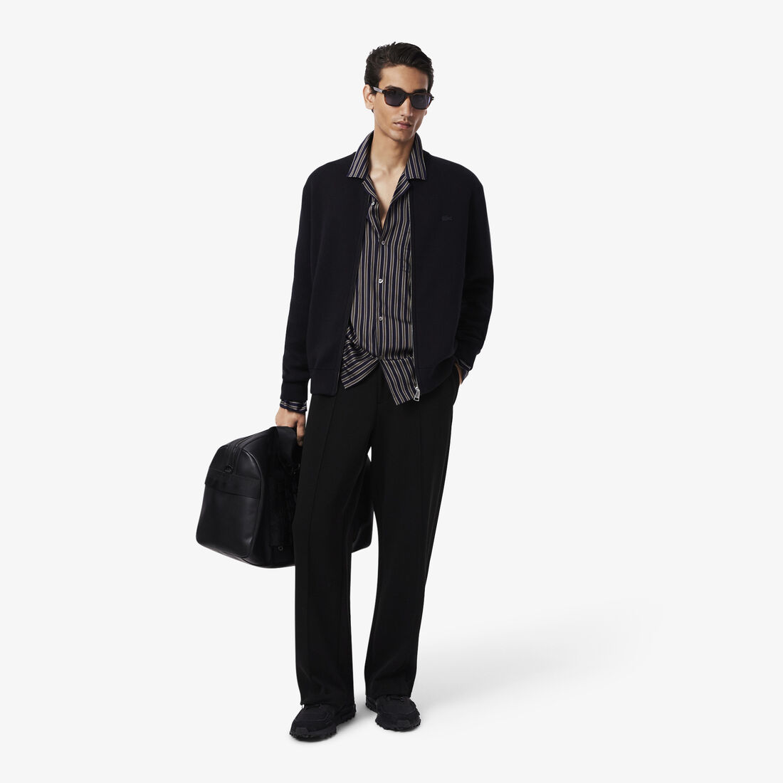 Cotton and Wool Knit Bomber Jacket Cotton and Wool Knit Bomber Jacket - AH5177-00-031