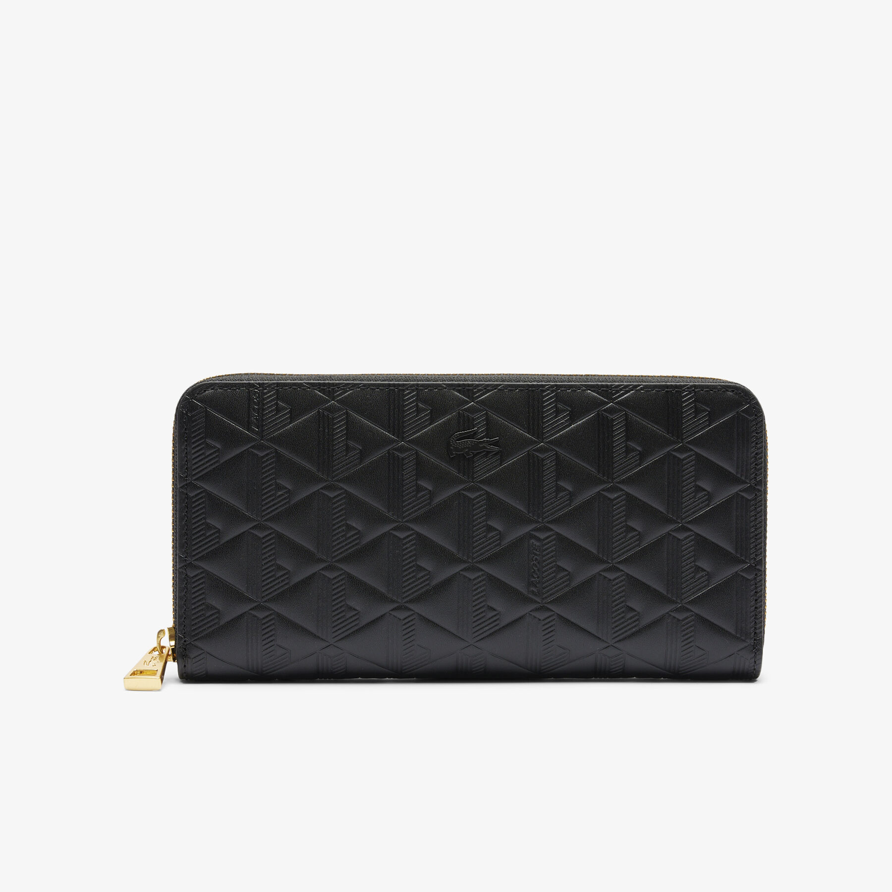 محفظة ماهيكي نصف قمرية من الجلد المنقوش Maheki Zipped Embossed Leather Billfold - NF4790MH-000