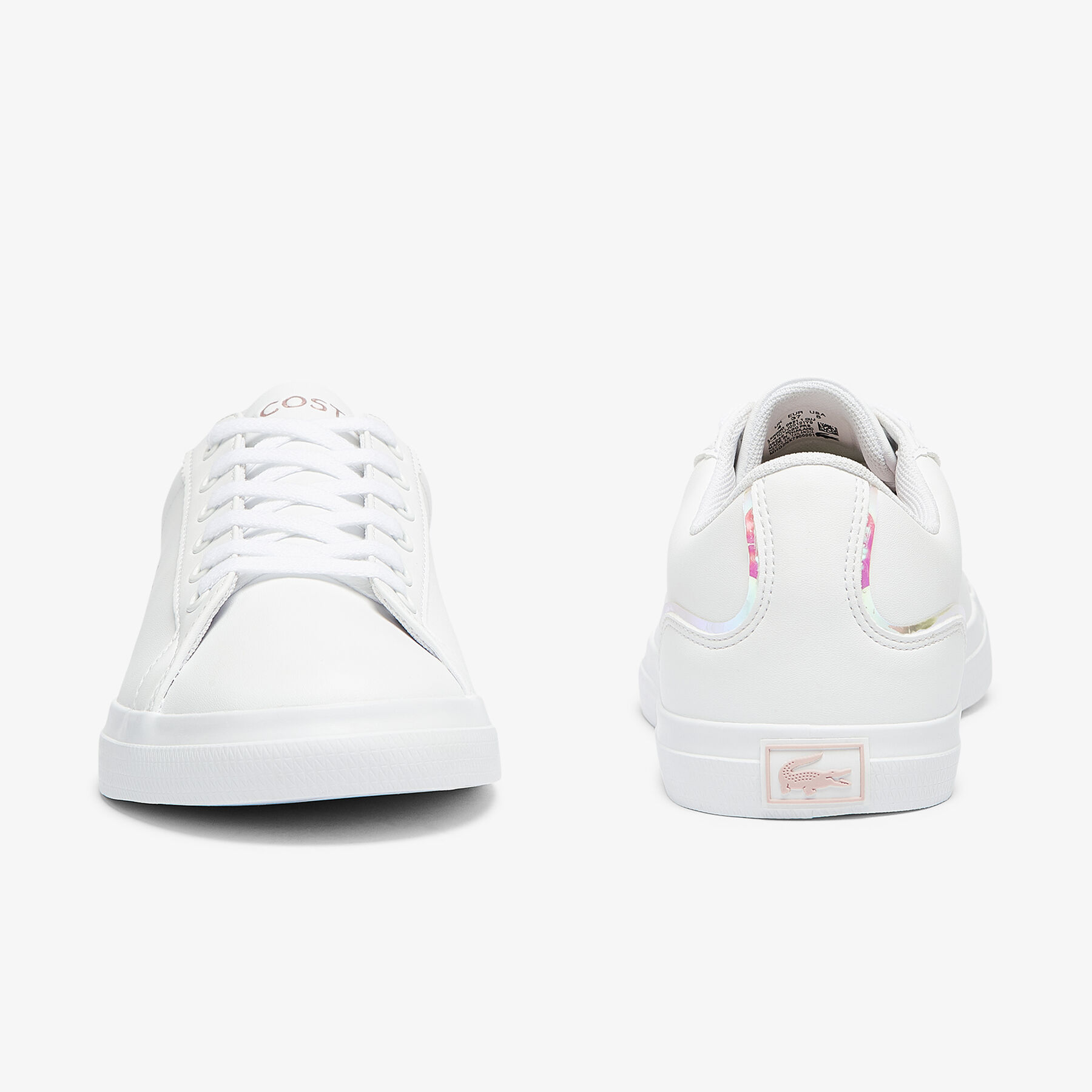 Juniors' Lerond Synthetic Iridescent Trainers lacoste juniors lerond synthetic iridescent trainers