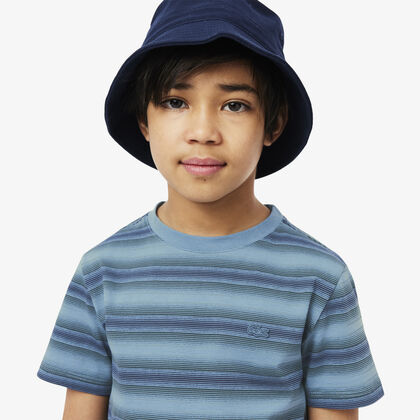 Striped Print Cotton T-shirt