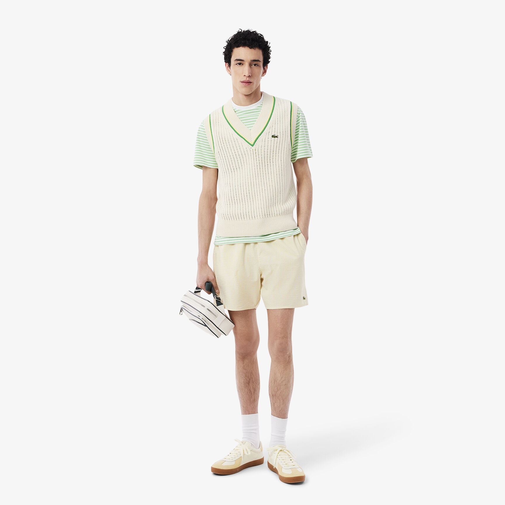 Striped Heavy Cotton T-shirt - TH9749-00-QBE