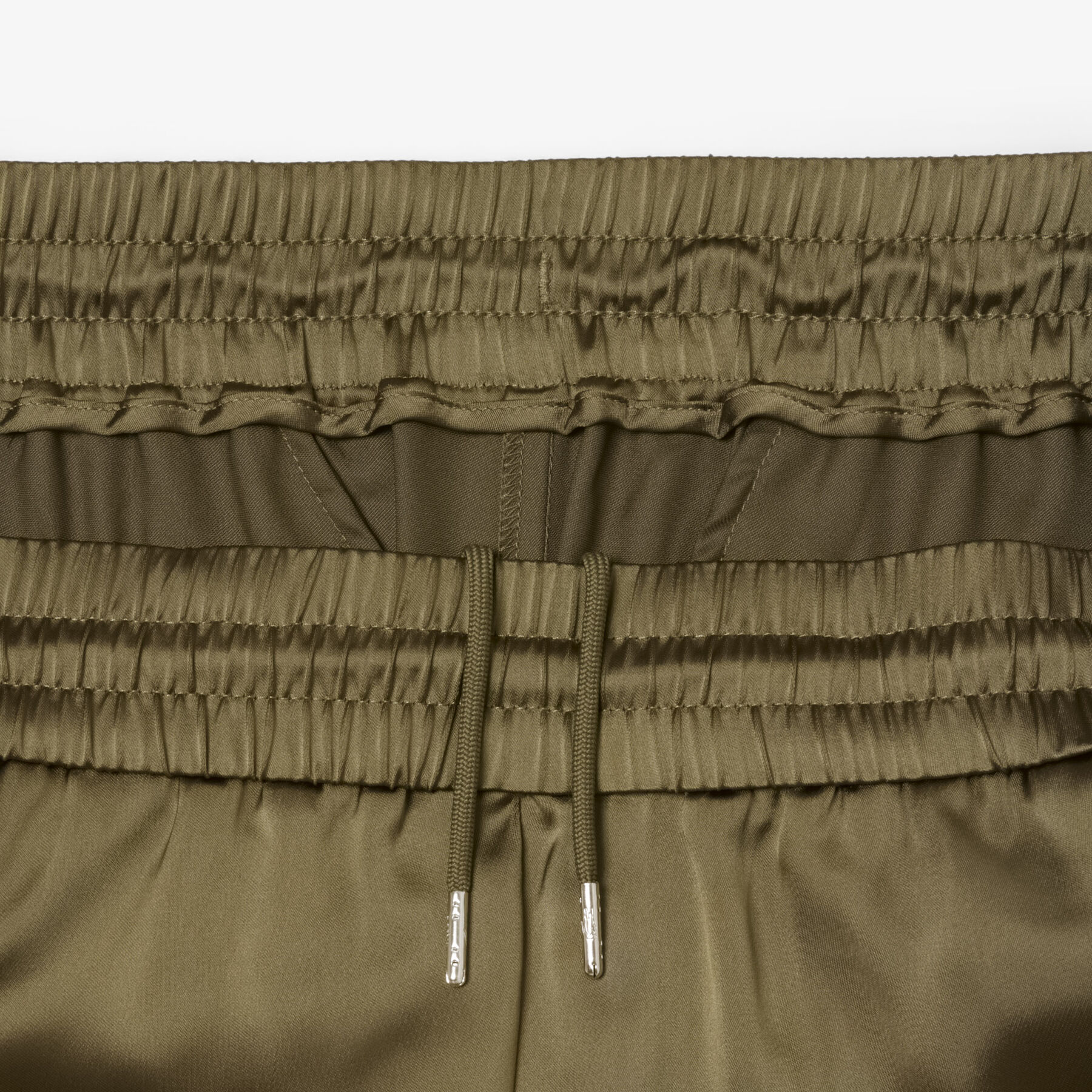 lacoste oversized satin sweatpants