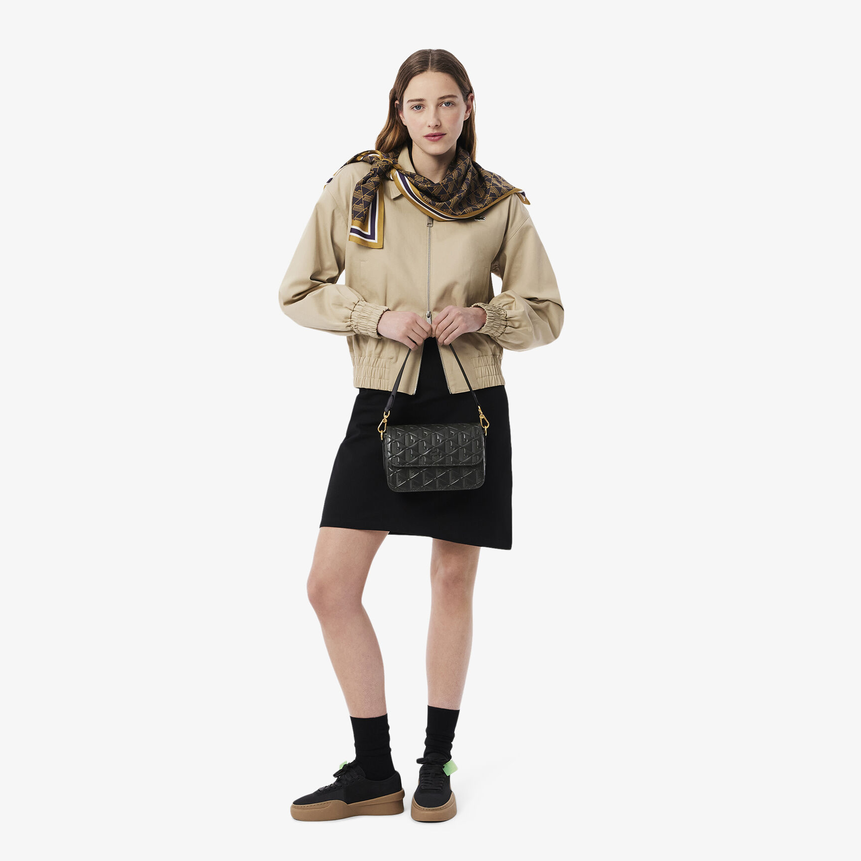 Maheki Embossed Leather Shoulder Bag - NF4712MH-000