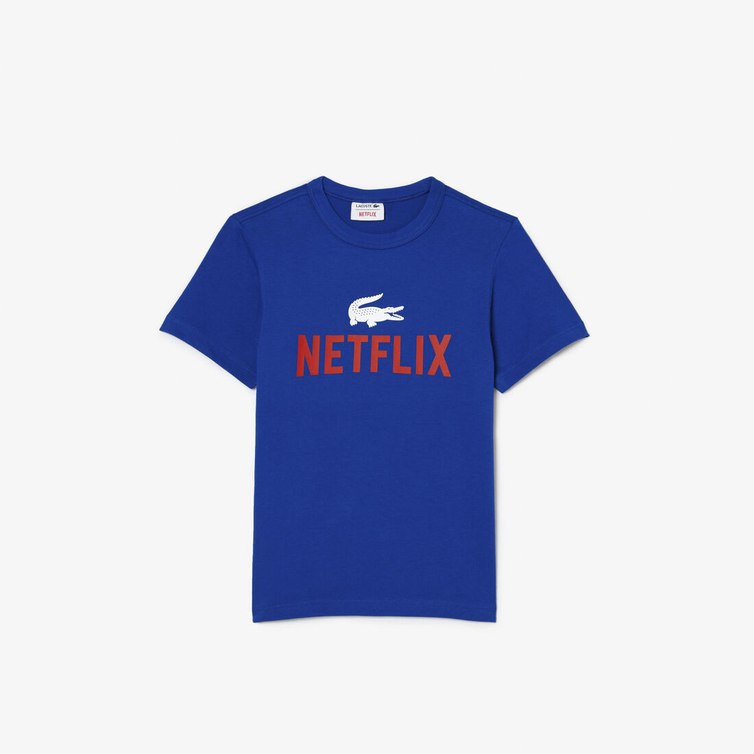 تيشيرت بطبعة قطن عضوي للأطفال مجموعة Lacoste x Netflix تيشيرت بطبعة قطن عضوي للأطفال مجموعة Lacoste x Netflix
