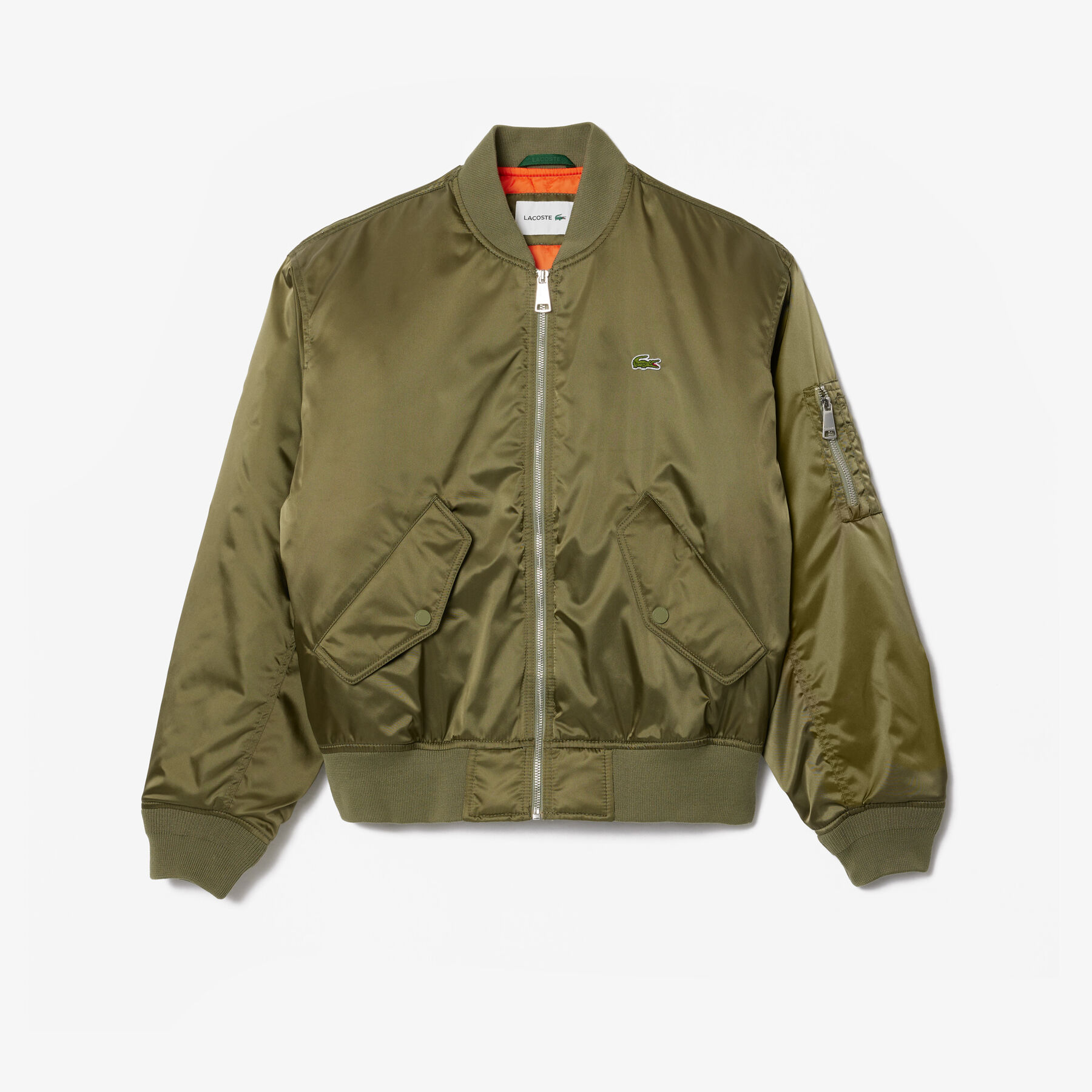 Water-Repellent Padded Bomber Jacket lacoste water repellent padded bomber jacket