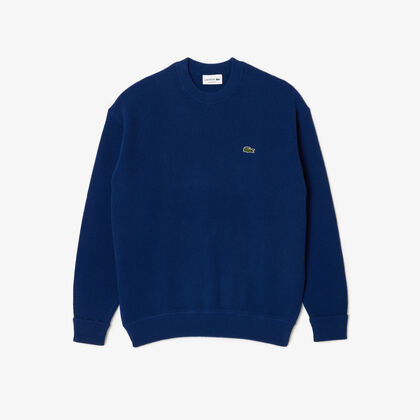 Men's Lacoste Relaxed Fit Crew Neck Wool Sweater