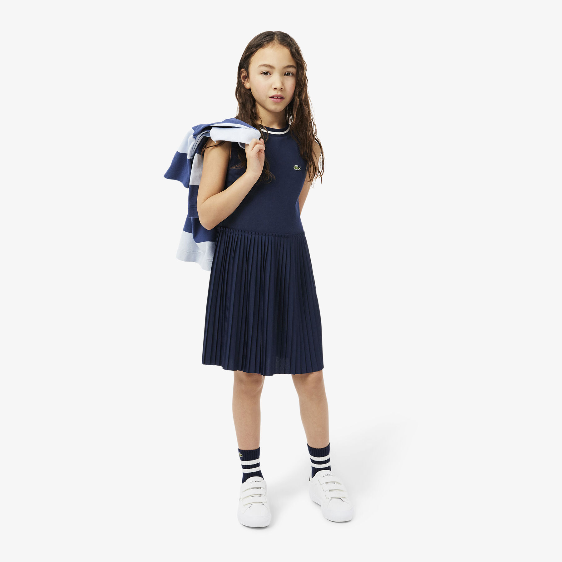 Sleeveless Pleated Jersey Dress - EJ8430-00-166