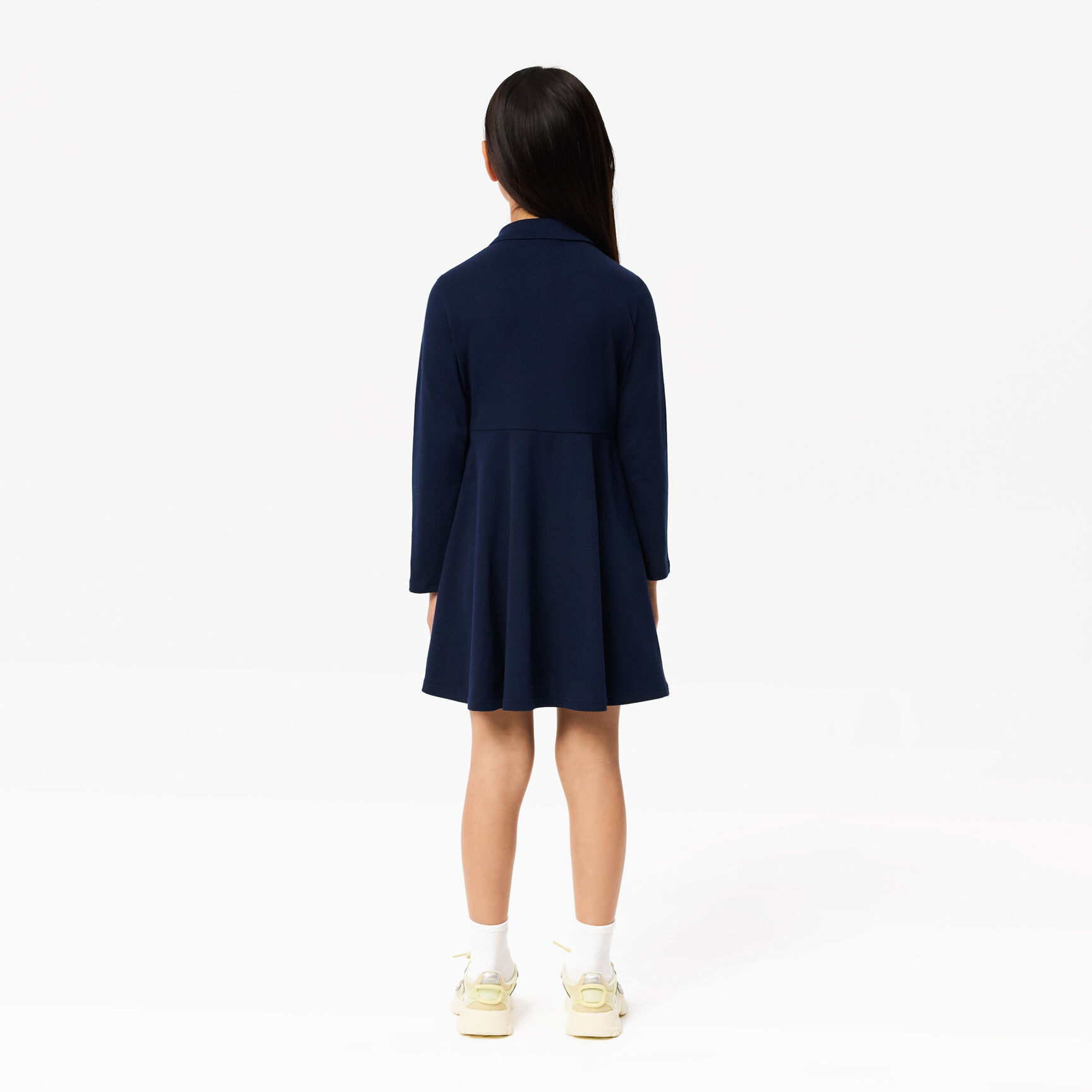 Girls' Lacoste Polo Collar Pique Dress - EJ9751-00-166