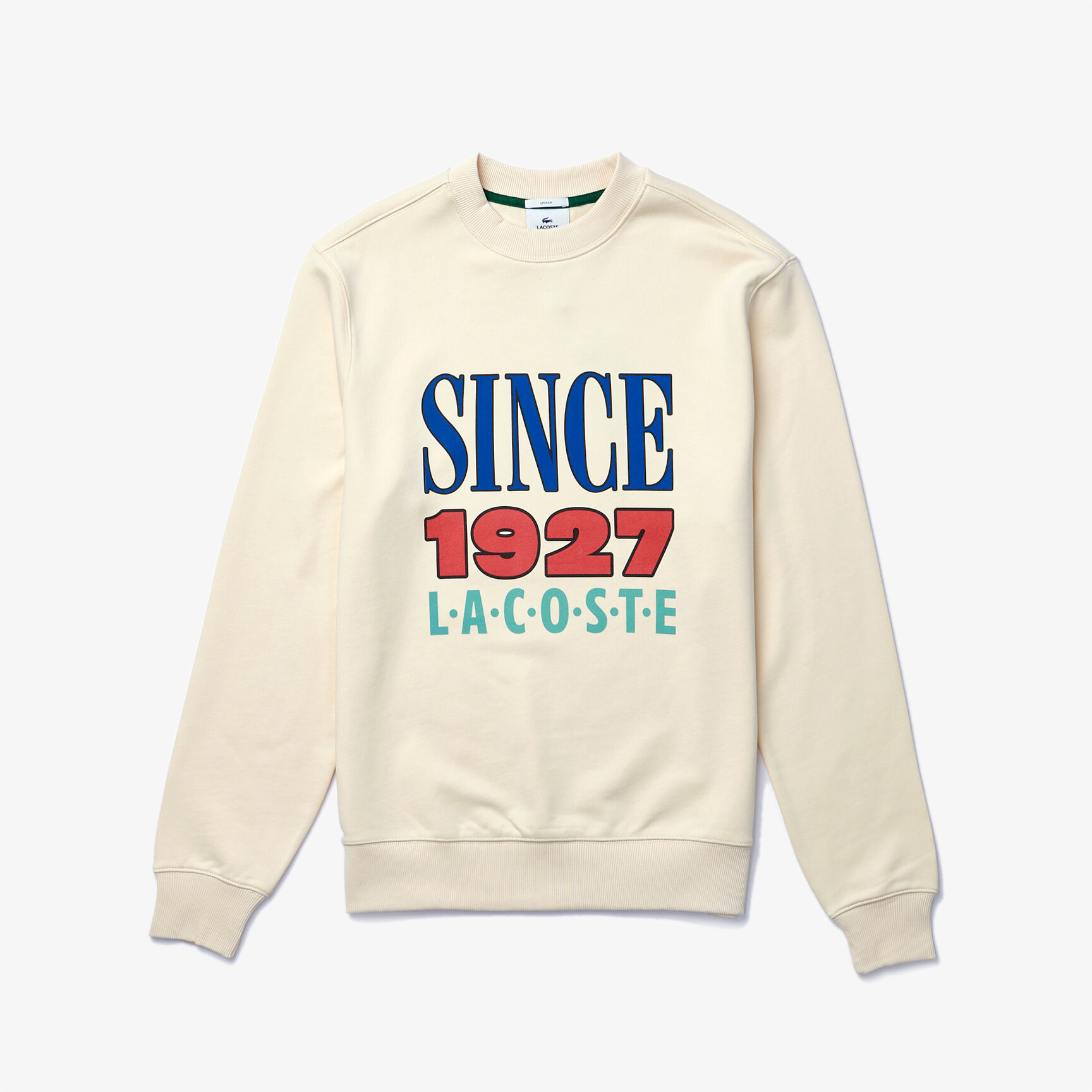 سويت شيرت الصوف القطني للجنسين مجموعة Lacoste LIVE وتفاصيل مطبوعة سويت شيرت الصوف القطني للجنسين مجموعة Lacoste LIVE وتفاصيل مطبوعة