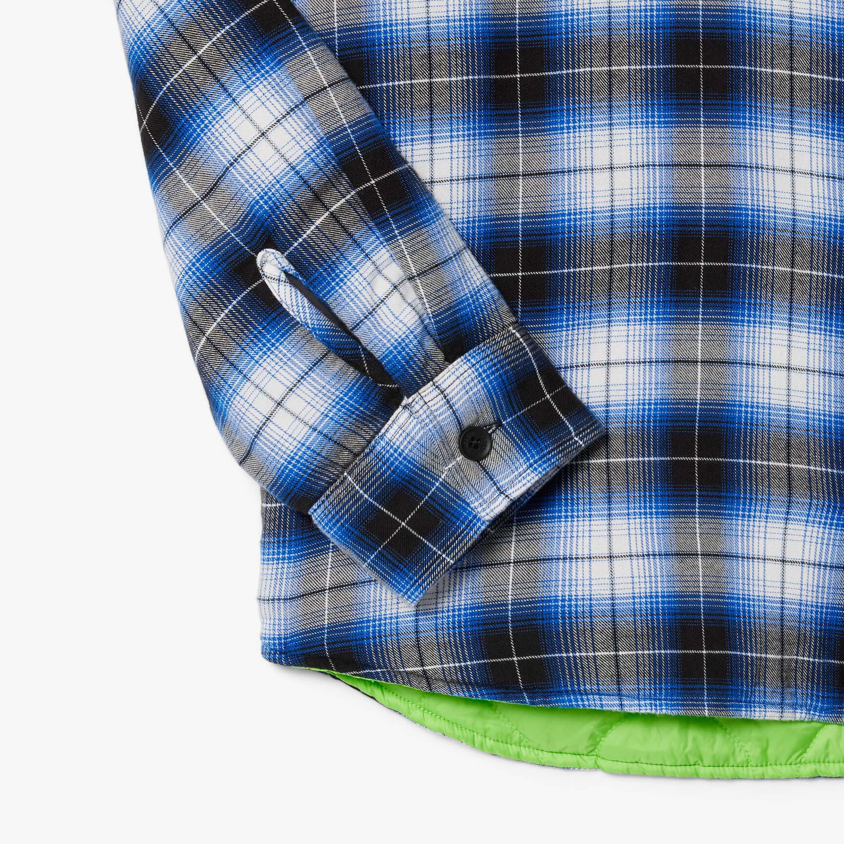 Oversized Plaid Overshirt - CH3499-00-WT5