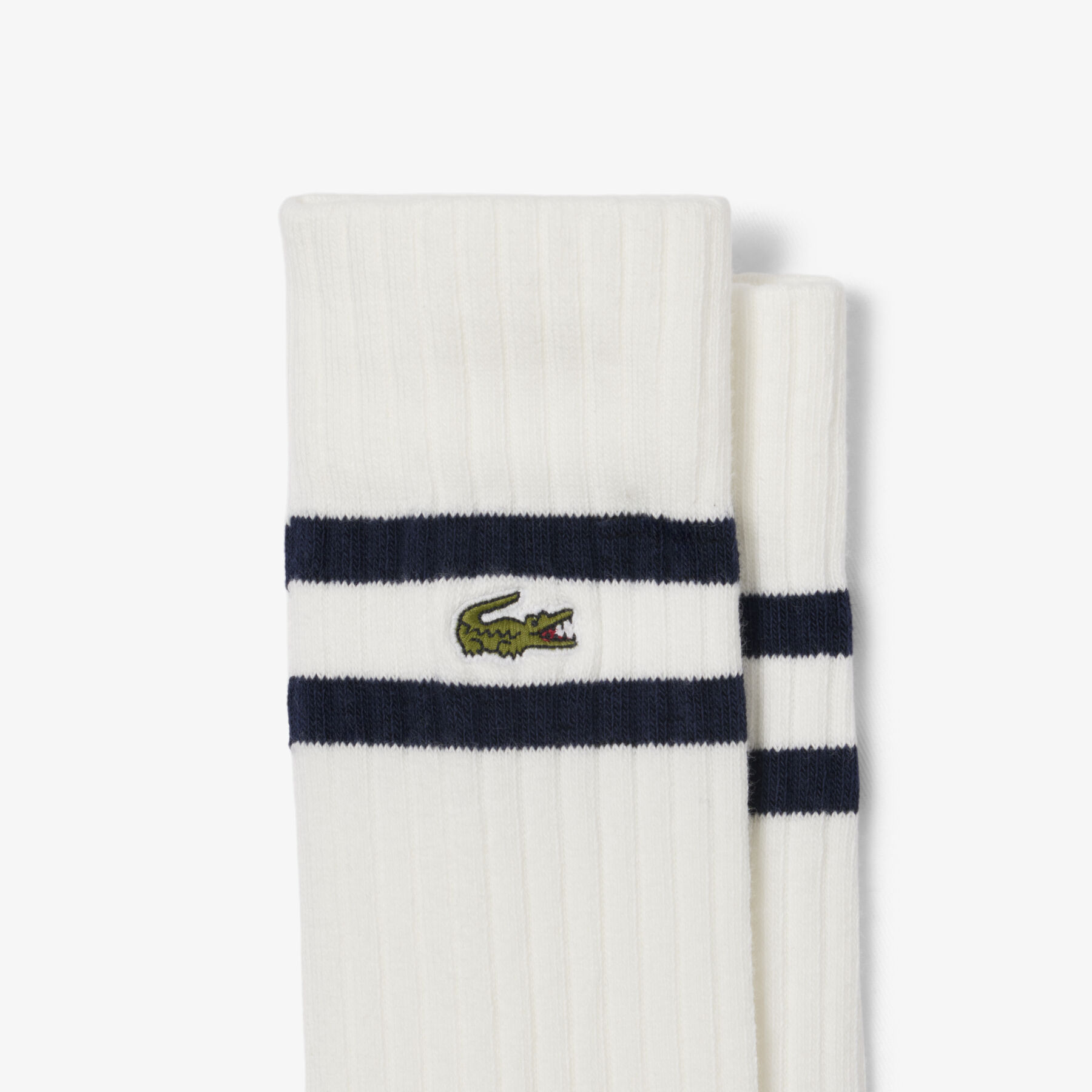 lacoste ribbed cotton socks