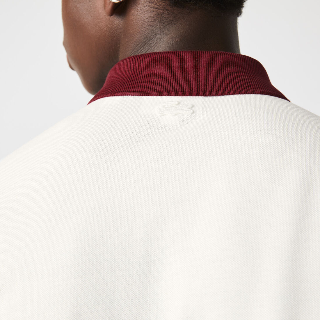 تيشيرت بولو لاكوست كلاسيكي قطن بيكيه بقصة ضيقة ورقعة تمساح للرجال تيشيرت بولو لاكوست كلاسيكي قطن بيكيه بقصة ضيقة ورقعة تمساح للرجال