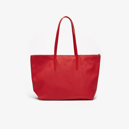 حقيبة توت بسحاب وشعار العلامة التجارية مجموعة L.12.12 للنساء