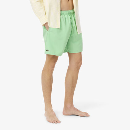 Mid Length Monochrome Swim Trunks Mid Length Monochrome Swim Trunks