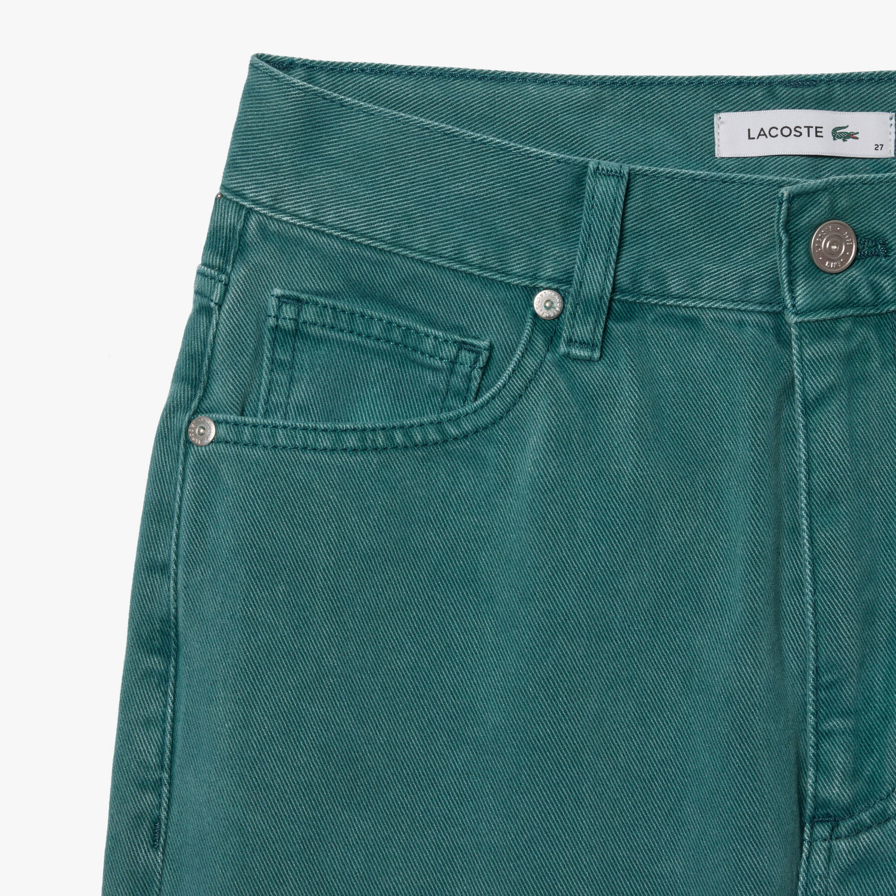 Straight Leg Eco-Dyed Cotton Denim Jeans - HF8408-00-IY4
