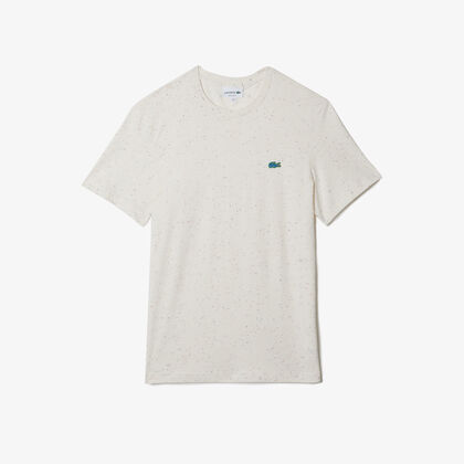 Men's Regular Fit Speckled Print Cotton Jersey T-shirt