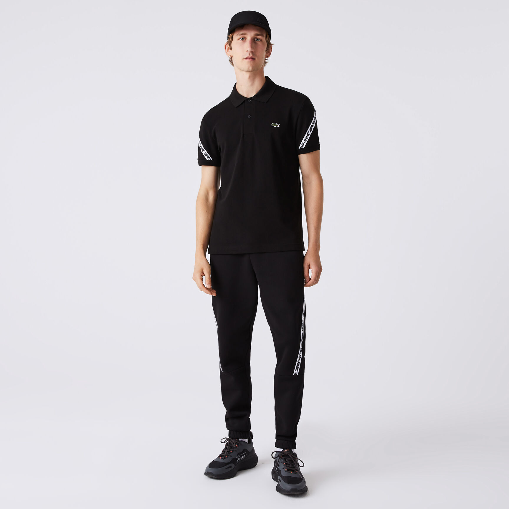 تيشيرت بولو لاكوست بيكيه ميني مطاطي بقصة عادية للرجال تيشيرت بولو لاكوست بيكيه ميني مطاطي بقصة عادية للرجال