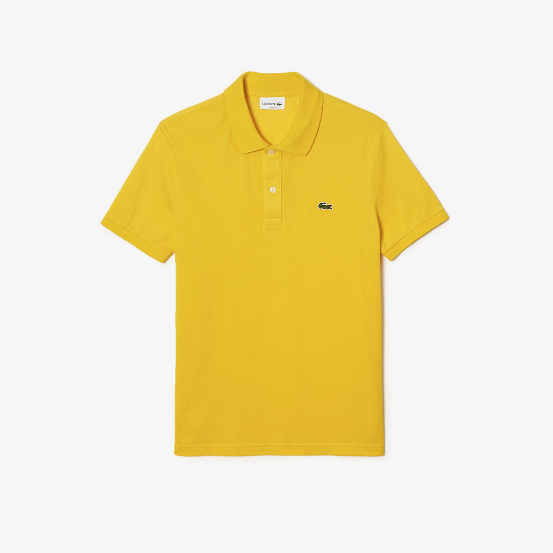 قميص بولو بيكيه بقصة ضيقة L.12.12 Original L.12.12 Slim Fit Petit Pique Cotton Polo Shirt - PH4012-00-C7T