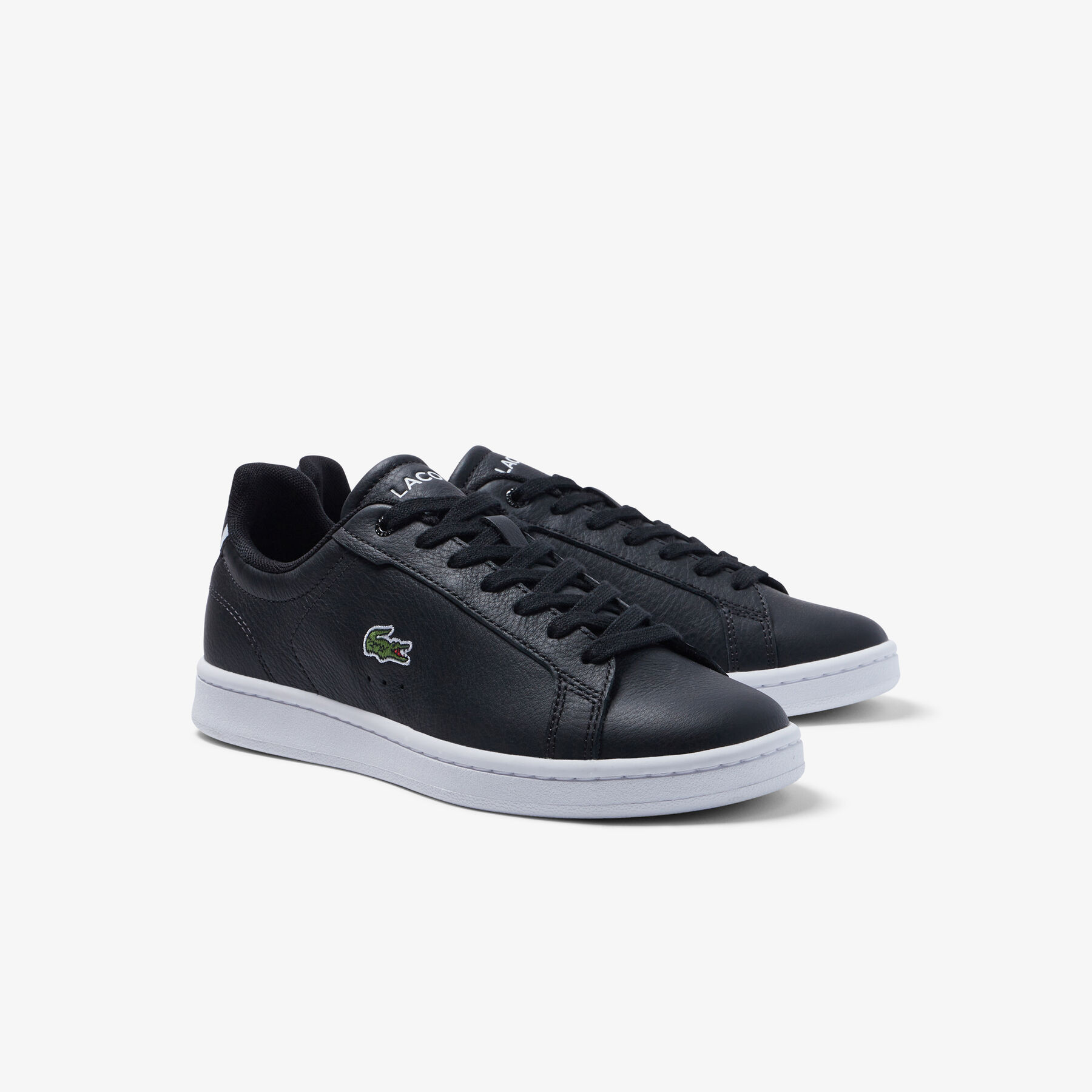 women s lacoste carnaby pro leather trainers
