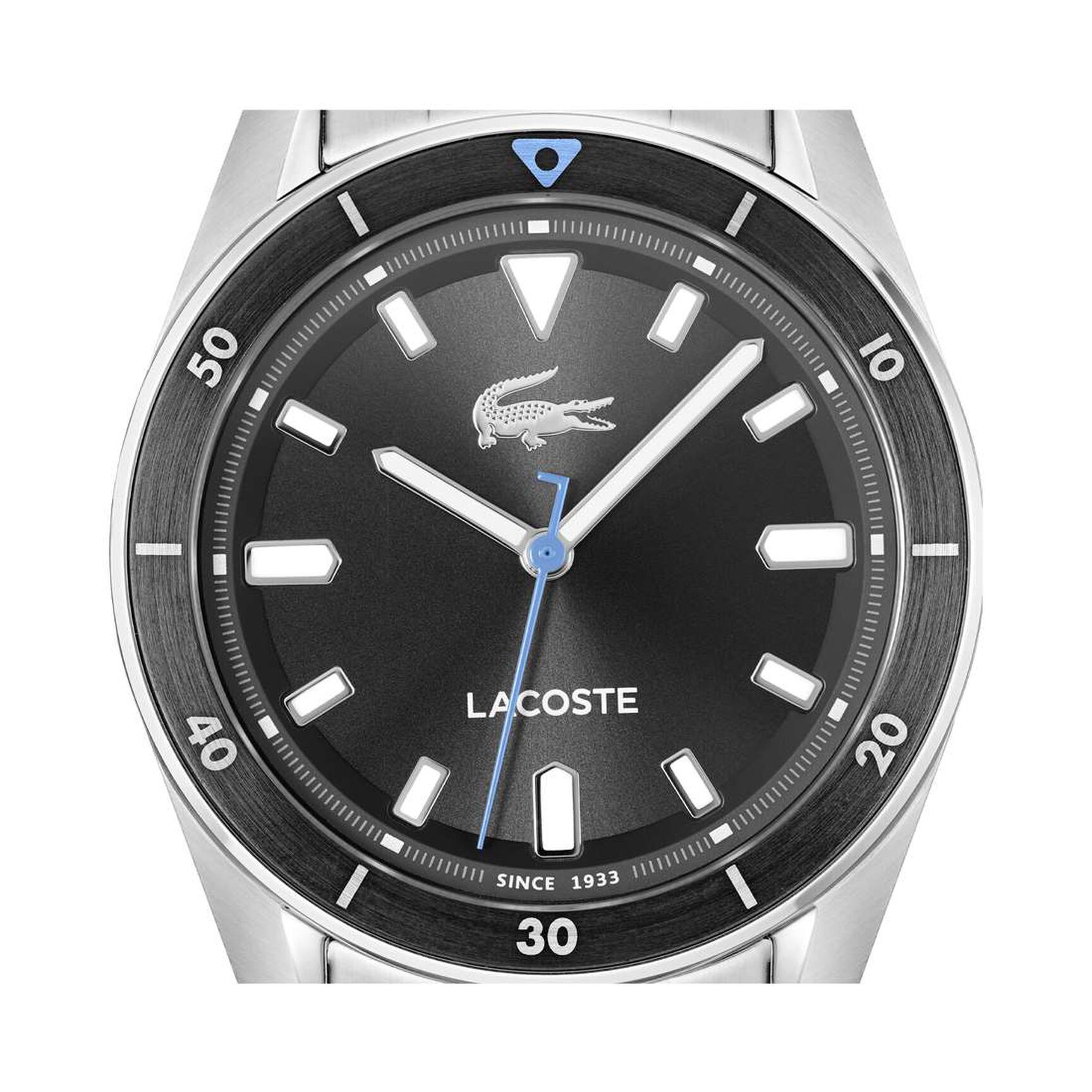 Men Stainless Steel Bracelet 3 Hand Quartz Watch - 2011433-SLV