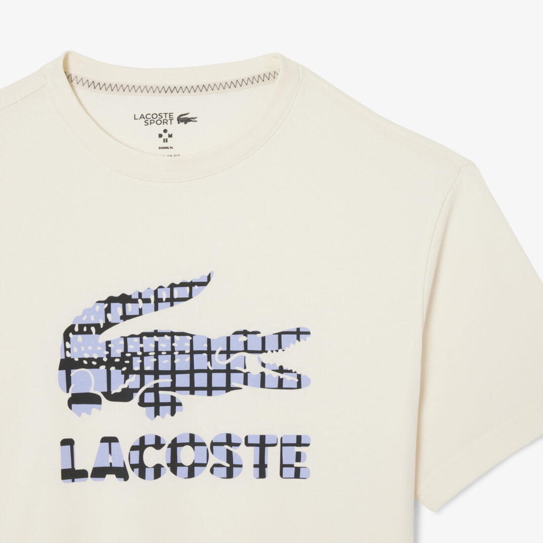 تي شيرت لاكوست تنس × دانييل ميدفيديف Lacoste Tennis x Daniil Medvedev T-shirt - TH4769-00-XFJ